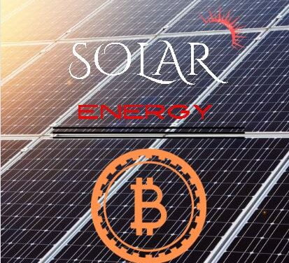 Cryptocurrency Bitcoins Mining through Solar Energy